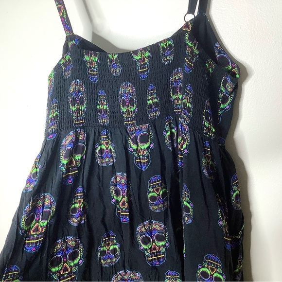 < Torrid Sugar Skull Skater Dress > - Picture 6 of 6